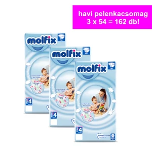 Molfix Havi pelenkacsomag Jumbo (4+-os) 9 - 16 kg