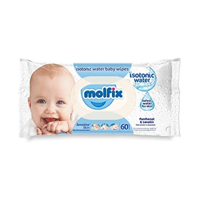 Molfix Popsitörlő Izotóniás kupakos illatmentes sensitive