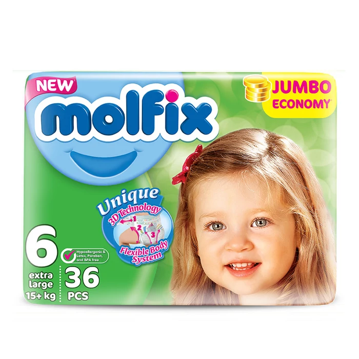 Molfix pelenka Jumbo (6-os) 15+ kg
